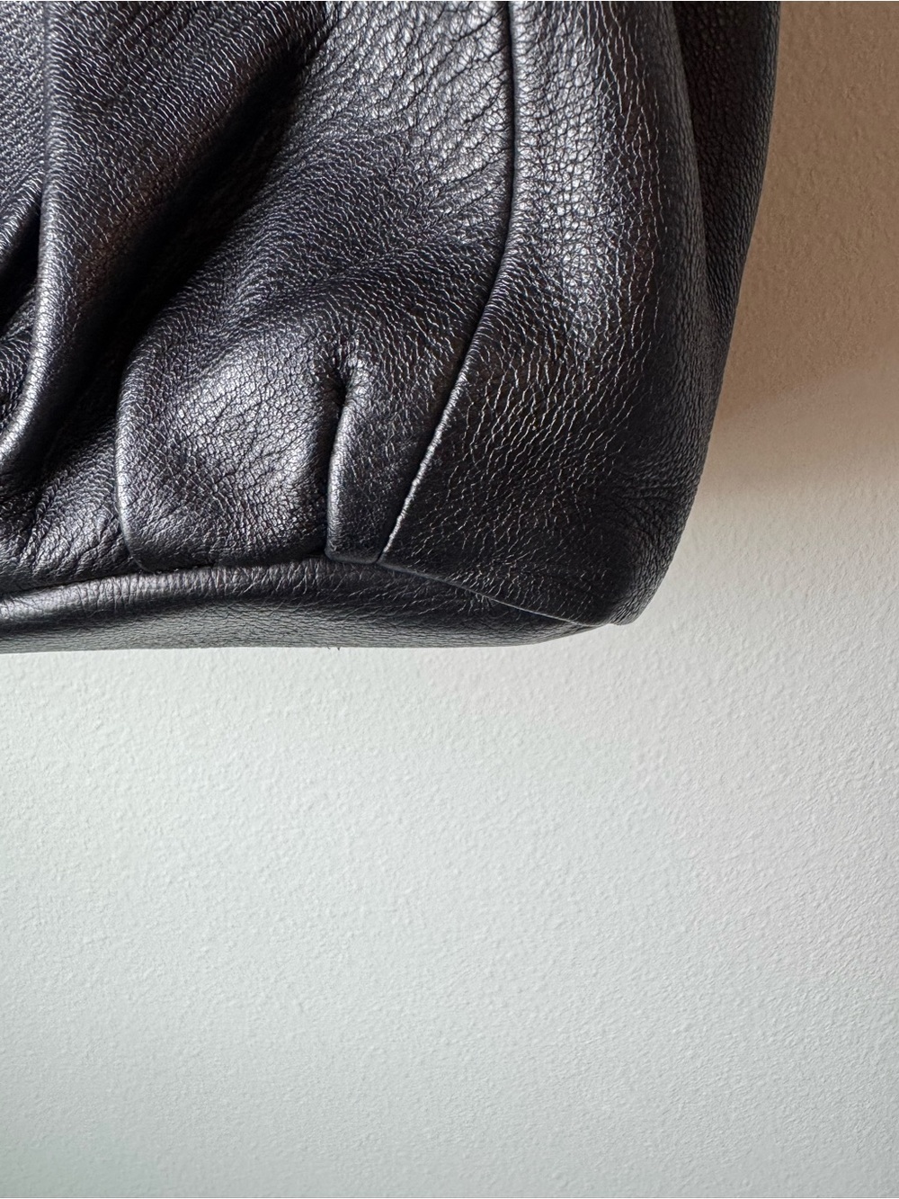 Celine Pillow Tote Black Leather Silver Hardware Phoebe Philo Era with COA - Picture 10 of 16
